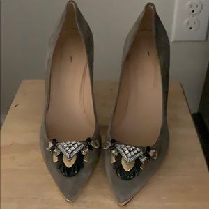 Jcrew Jeweled Heels